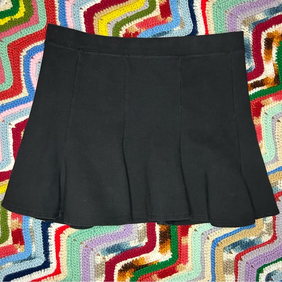 Zara Skirts Zara Trafaluc Black Skater Skirt Poshmark
